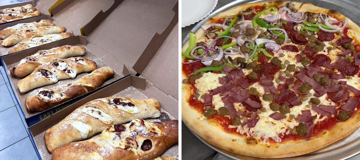Sicilian Pizza Airport Menu